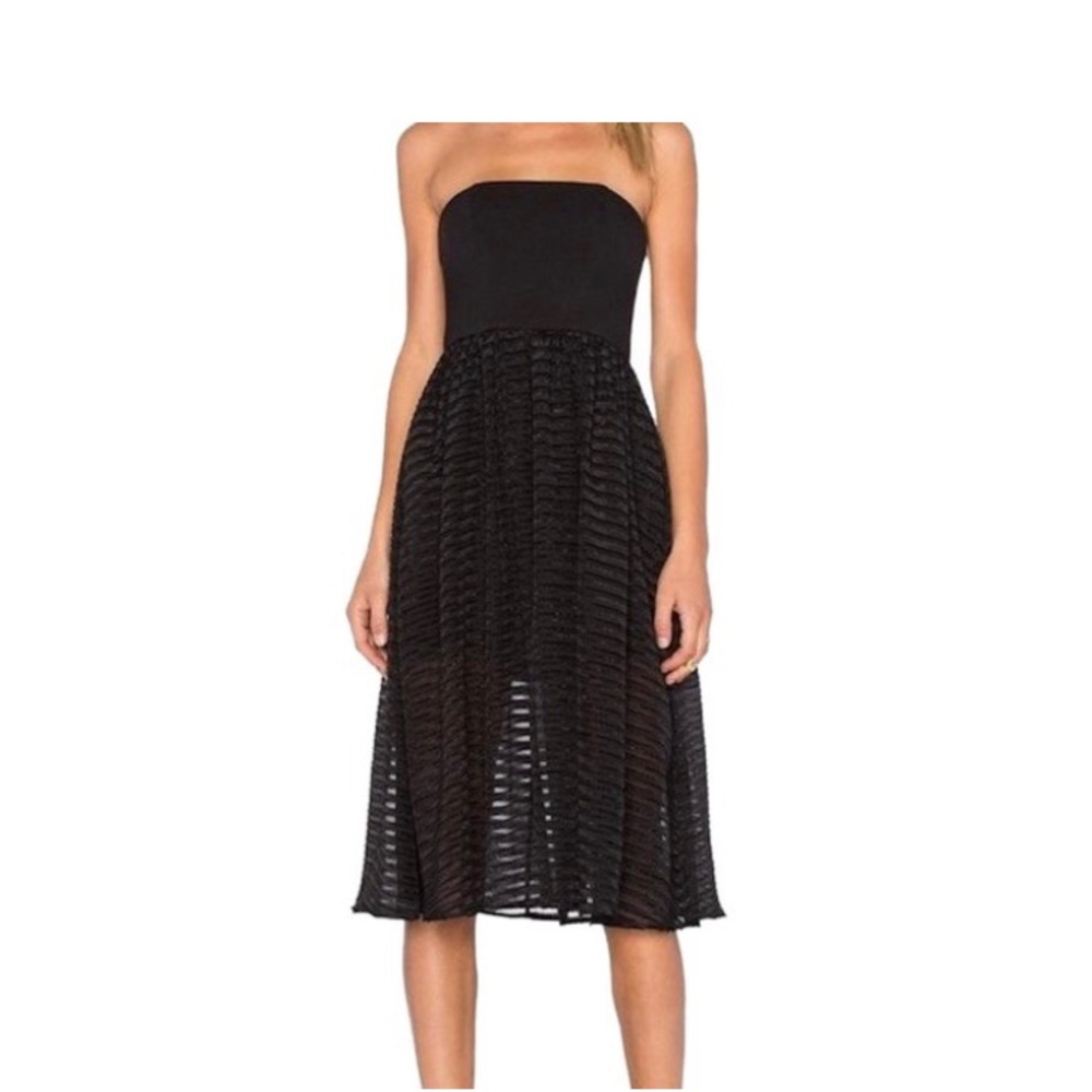 NBD Black Midi Dress.